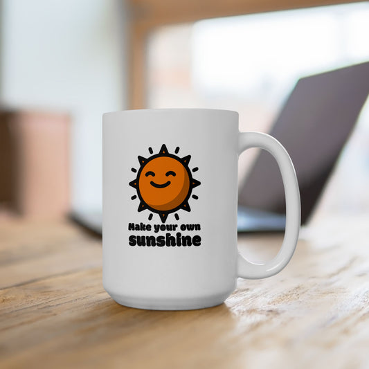 Make Your Own Sunshine Ceramic Mug, (11oz, 15oz)