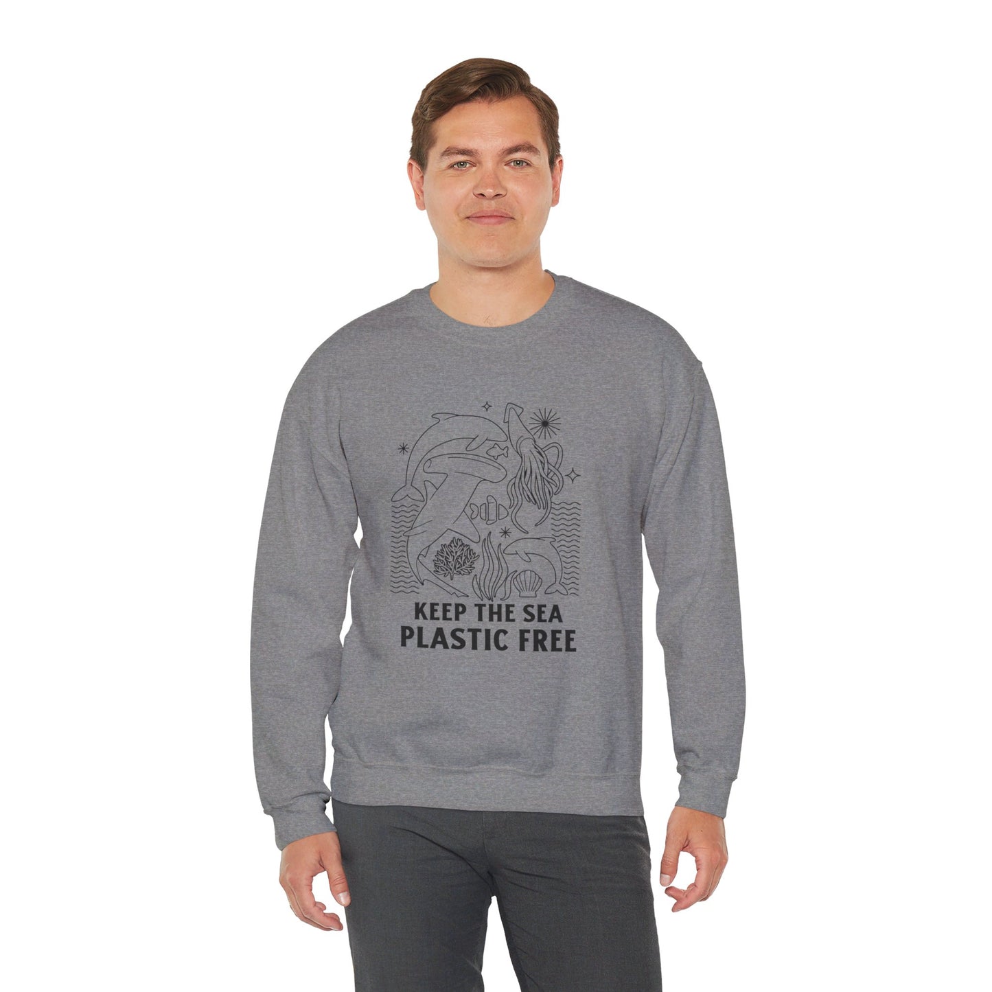 Keep the Sea Plastic Free Crewneck Sweatshirt