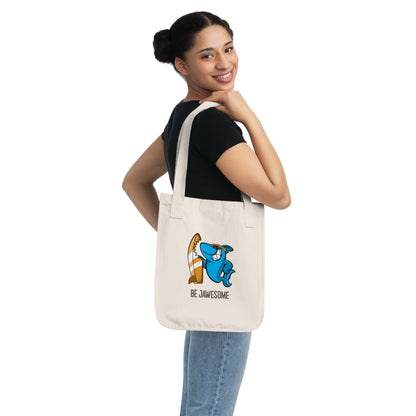 Be Jawesome Organic Canvas Tote Bag