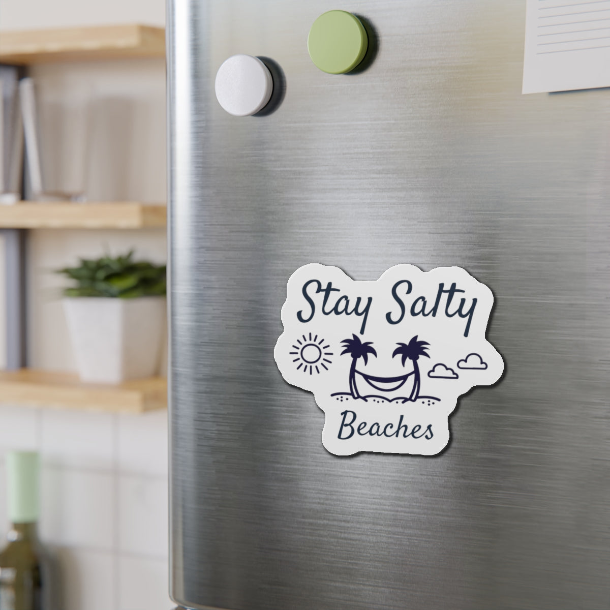 Stay Salty Beaches Die-Cut Magnets