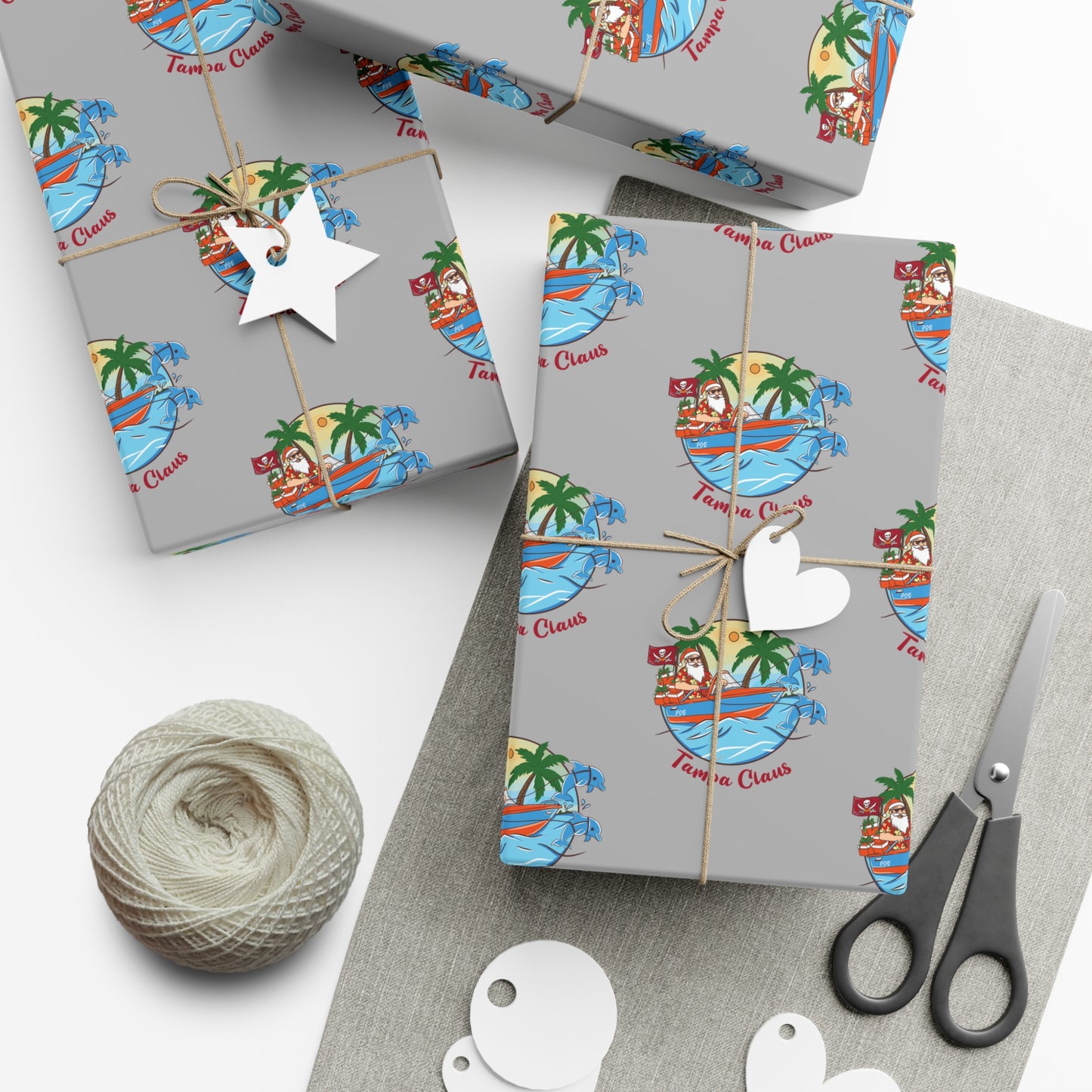 Holiday Gift Wrap - Tampa Claus