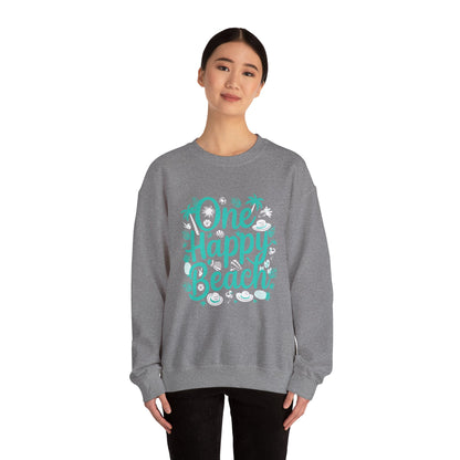 One Happy Beach Crewneck Sweatshirt