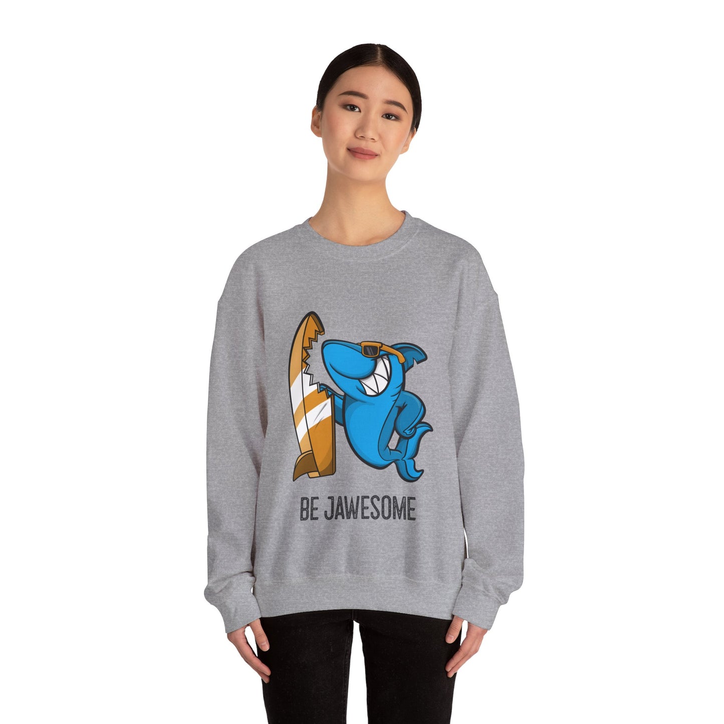 Be Jawesome Sharks Crewneck Sweatshirt