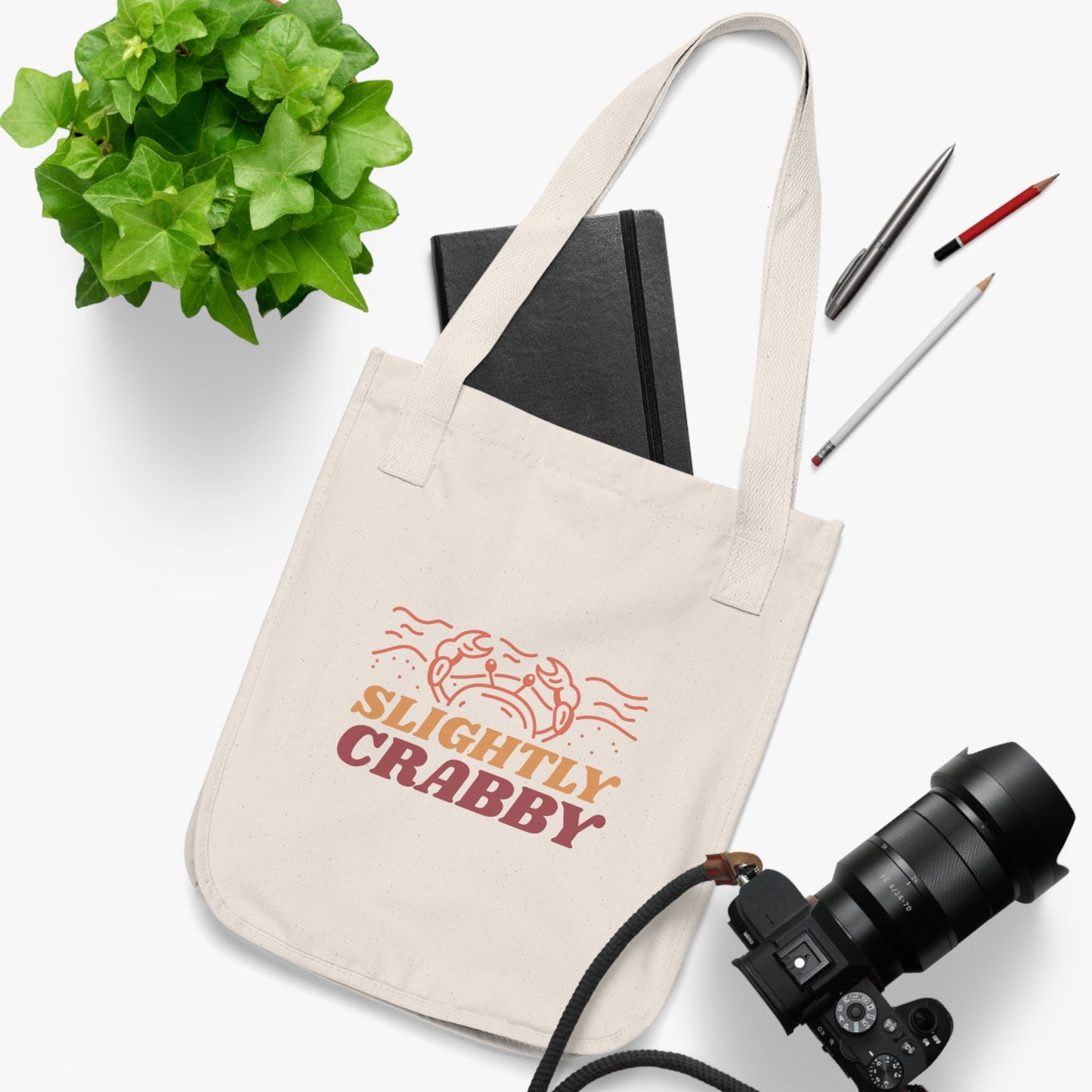 Slightly Crabby Tote Bag