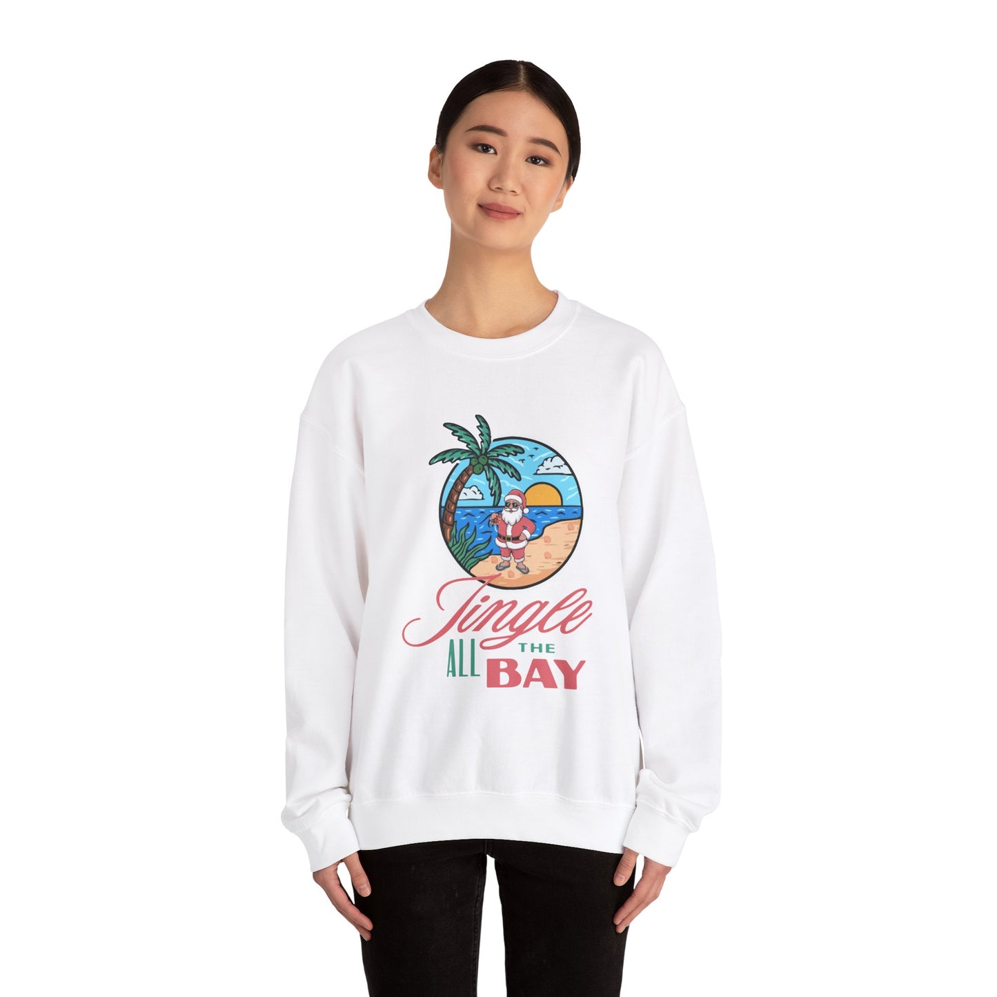 Unisex Crewneck Sweatshirt - Jingle All the Bay Design