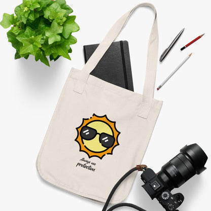 Always Use Protection Organic Canvas Tote Bag