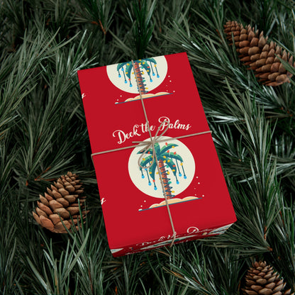 Holiday Gift Wrap - Deck the Palms