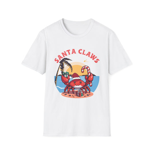 Santa Claws T-Shirt - Festive and Playful Holiday Wear