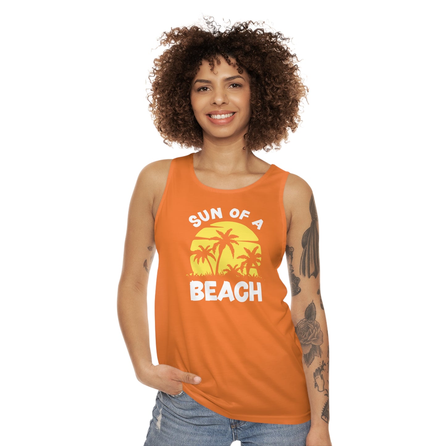 Sun of a Beach - Unisex Tank Top