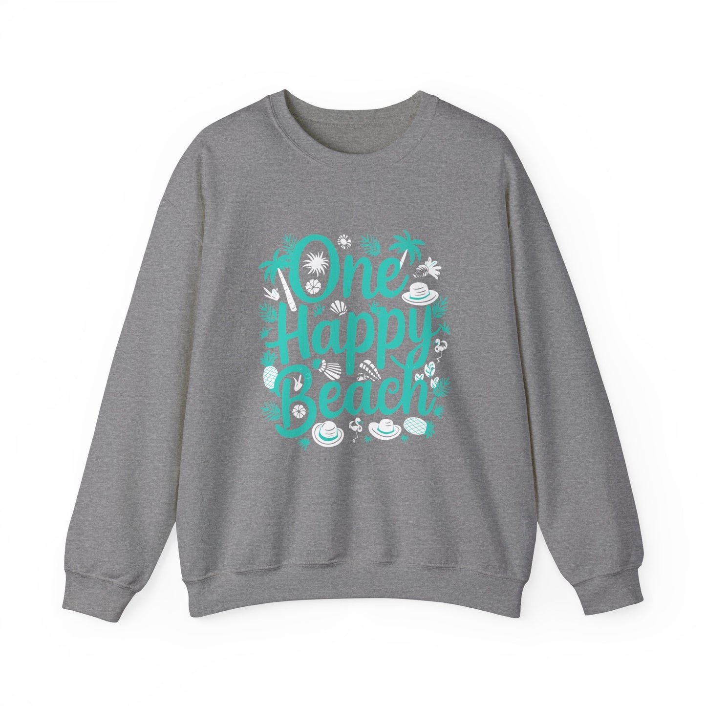 One Happy Beach Crewneck Sweatshirt