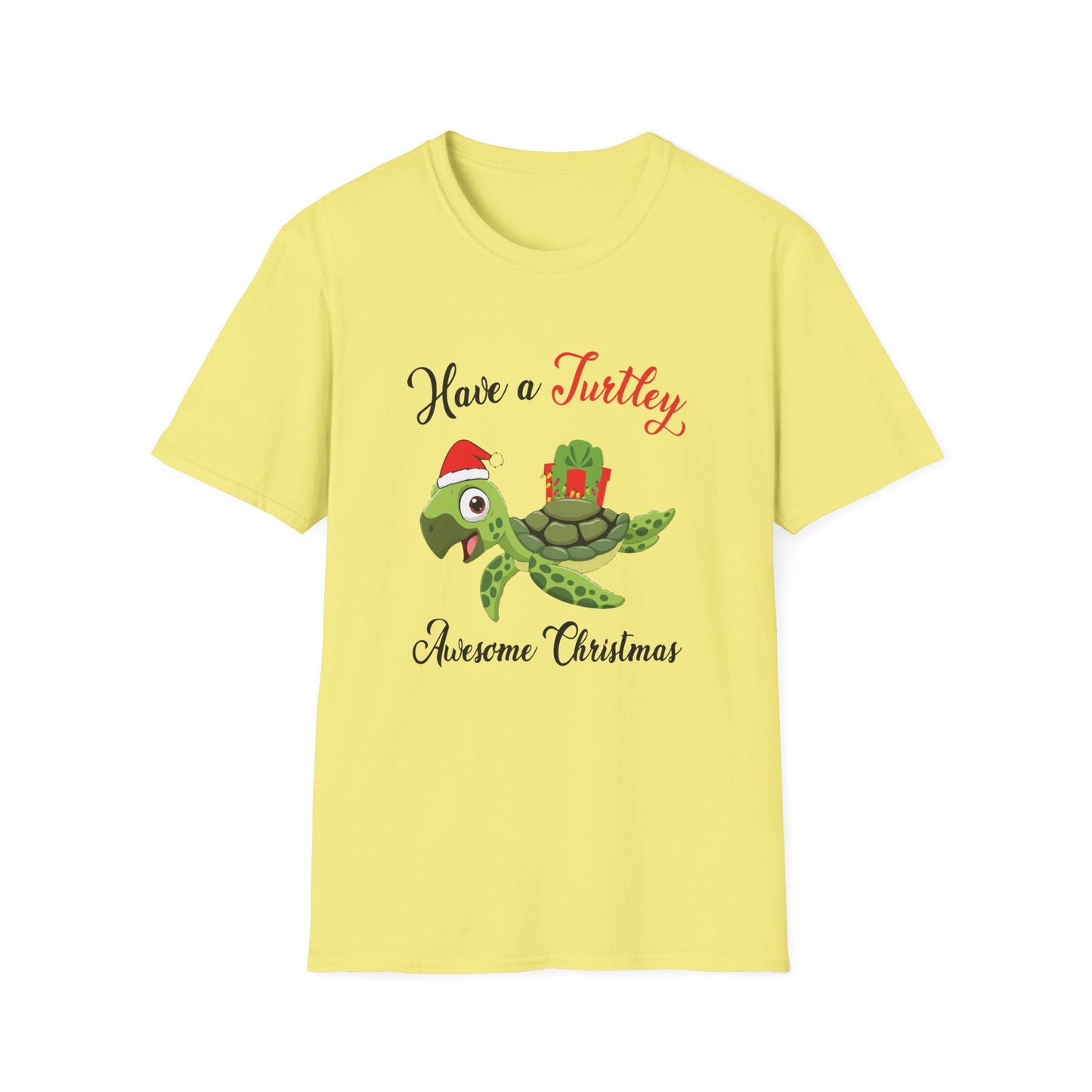 Have a Turtley Awesome Christmas T-Shirt - Festive and Fun Holiday Wear