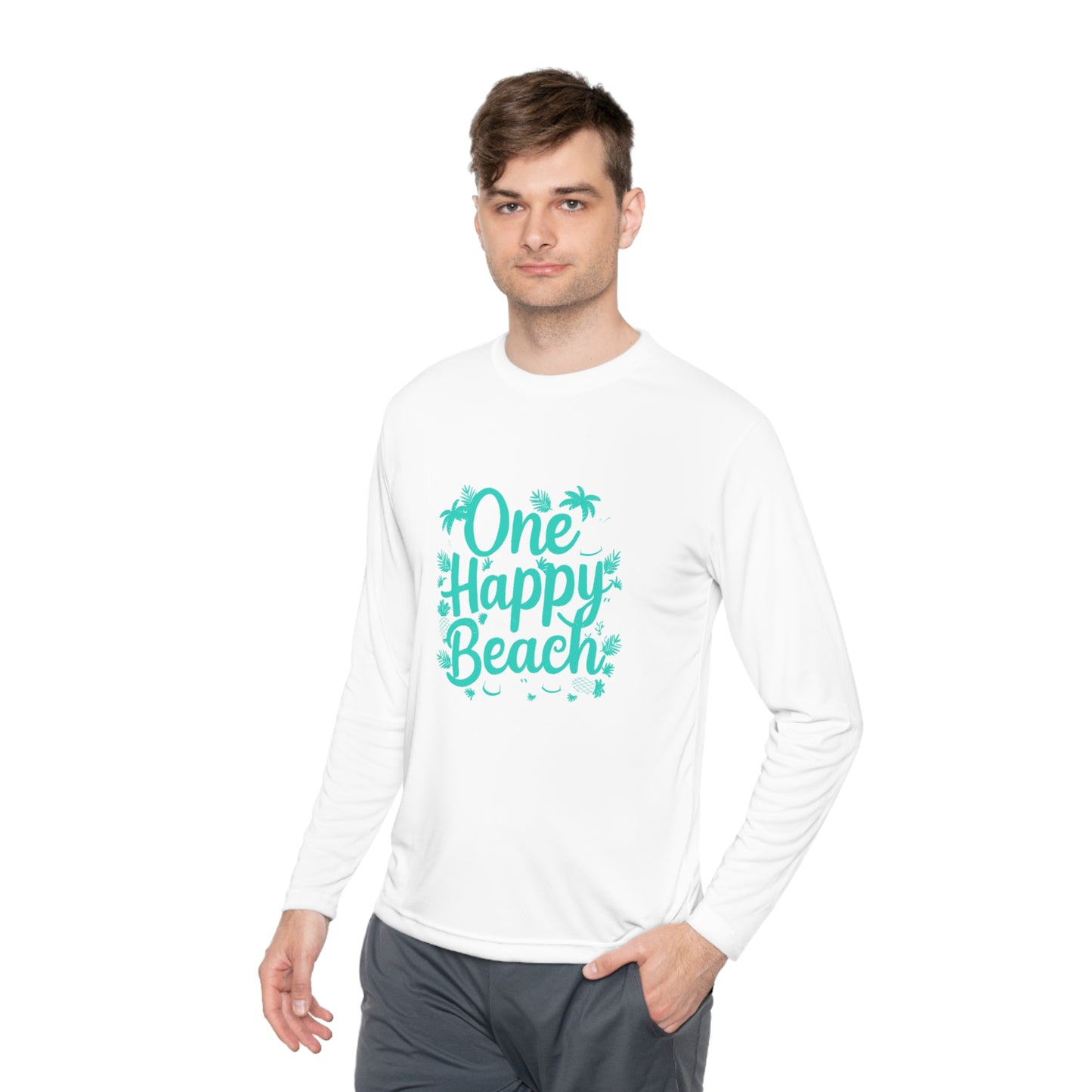 One Happy Beach Lightweight Long Sleeve Fishing Tee