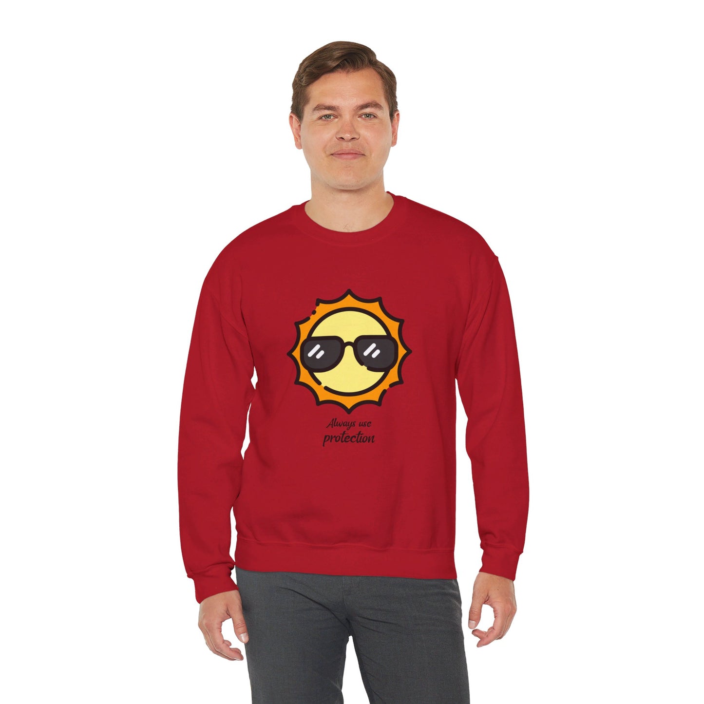 Always Use Protection Crewneck Sweatshirt