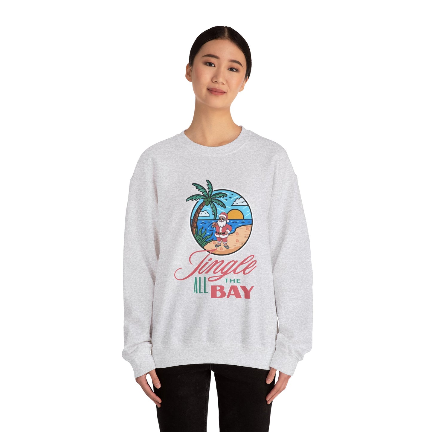 Unisex Crewneck Sweatshirt - Jingle All the Bay Design