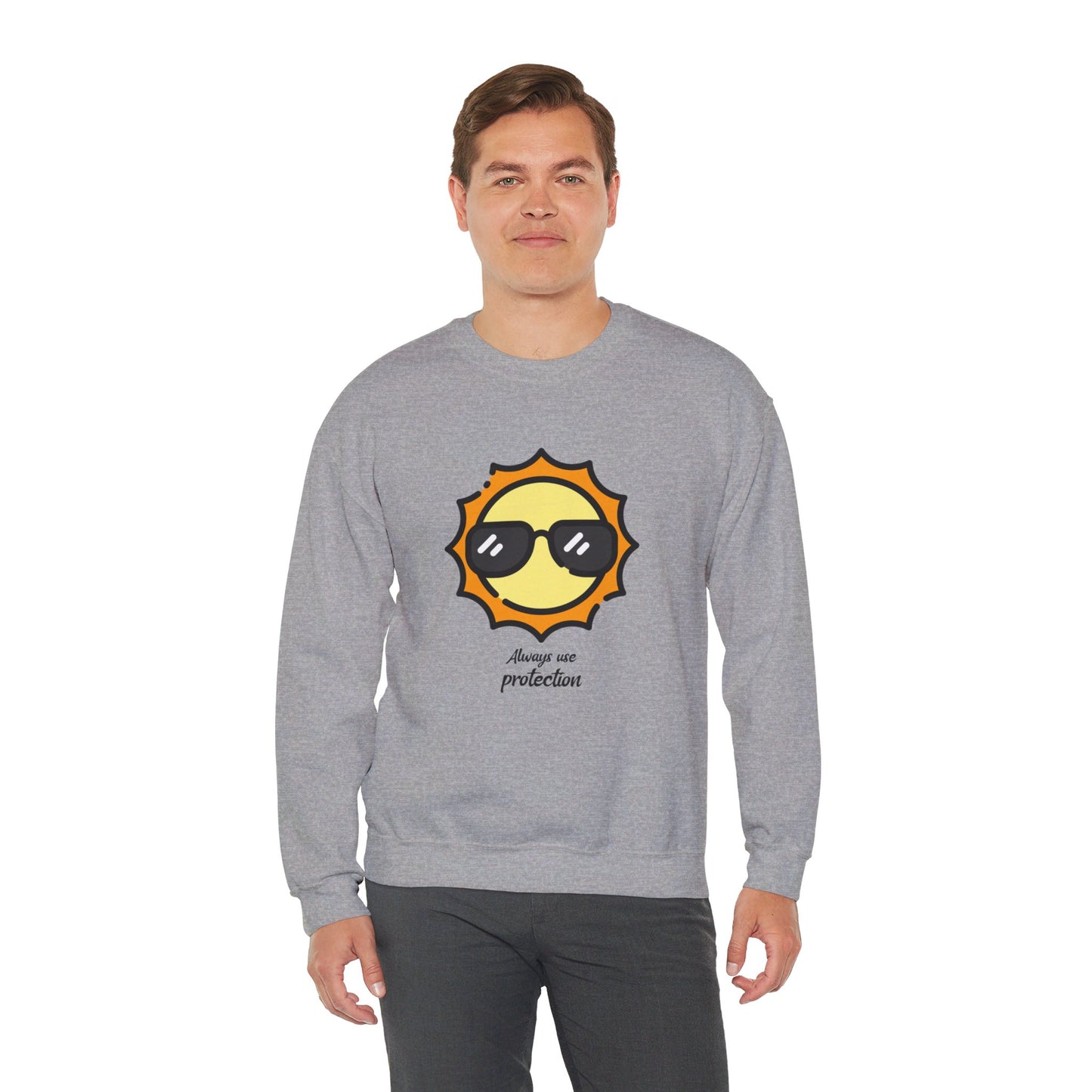 Always Use Protection Crewneck Sweatshirt