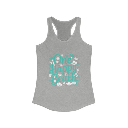 One Happy Beach - Women's Ideal Racerback Tank