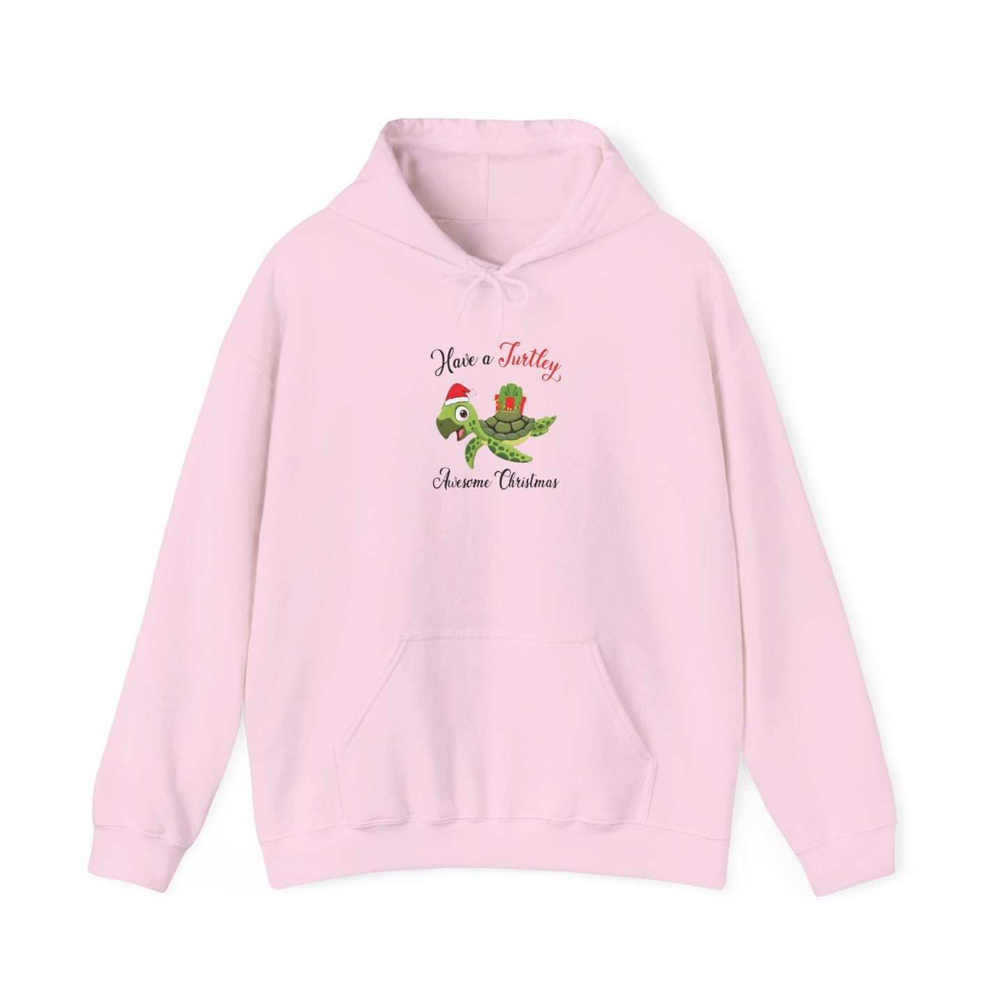 Have a Turtley Awesome Christmas Hooded Sweatshirt - Festive and Fun Holiday Wear