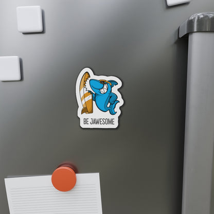 Be Jawesome (Surfing Shark) Die-Cut Magnets