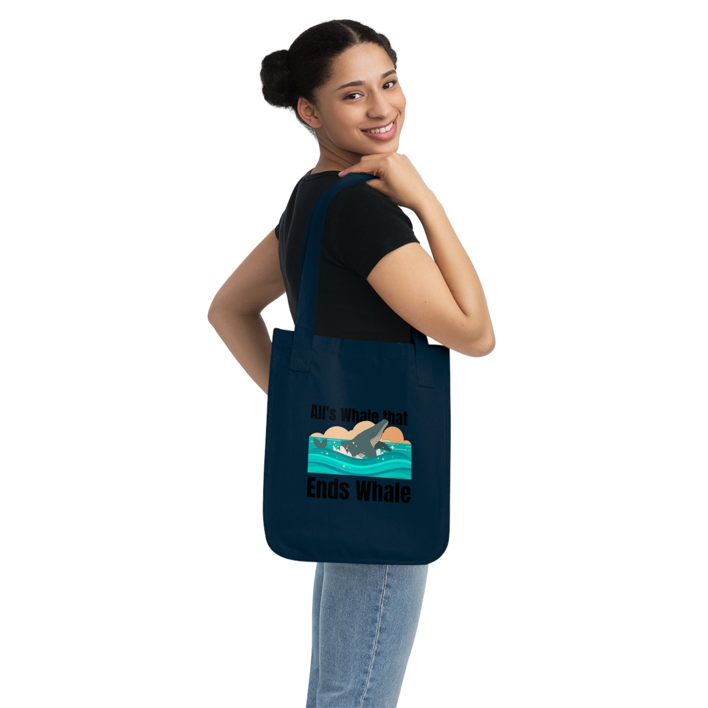 All's Whale That Ends Whale Tote Bag