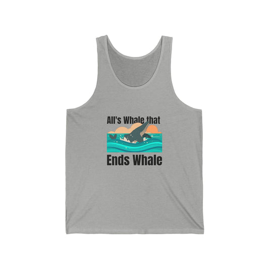 All's Whale That Ends Whale Jersey Tank