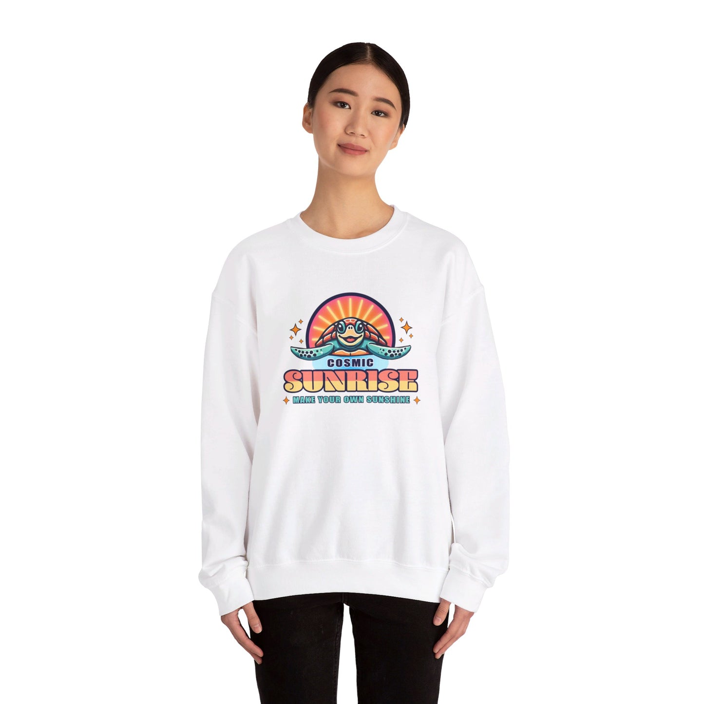 Cosmic Sunrise Apparel Crewneck Sweatshirt