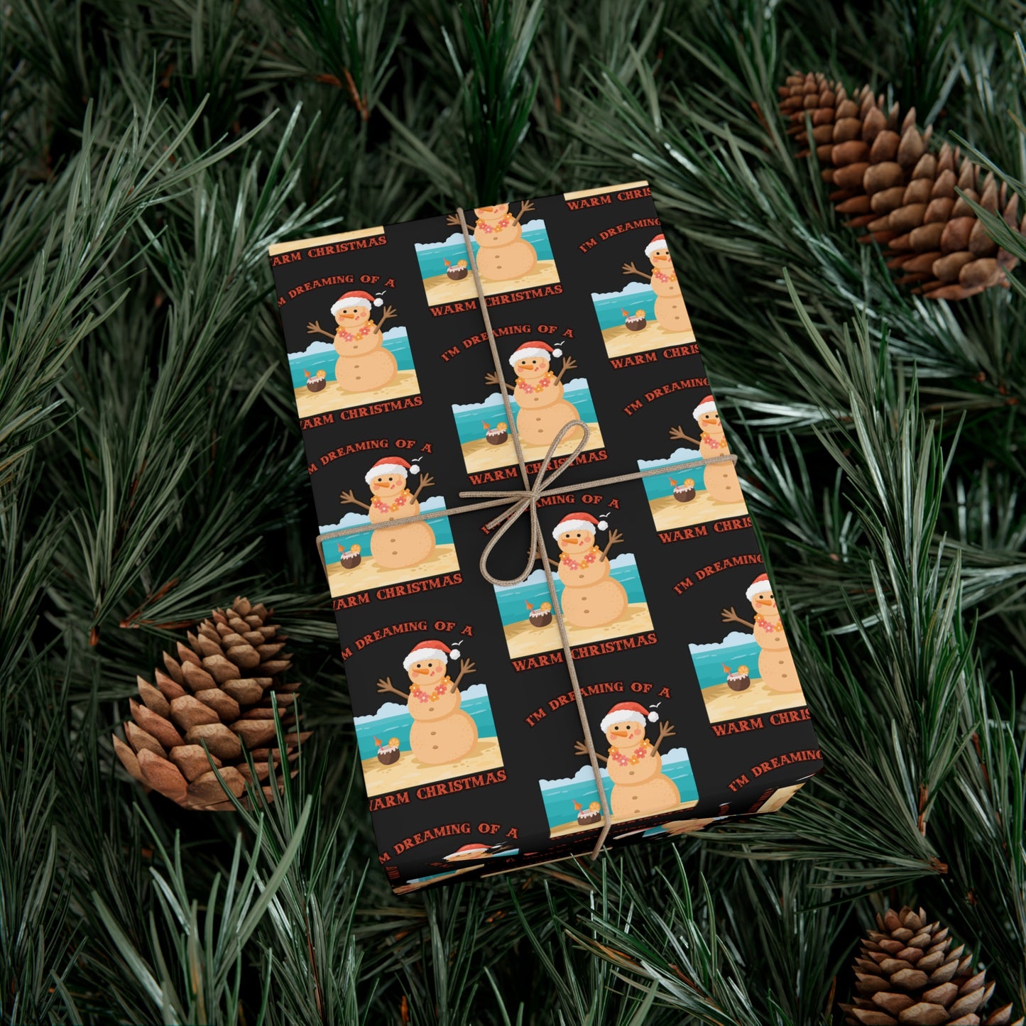 Holiday Gift Wrap - I'm Dreaming of a Warm Christmas