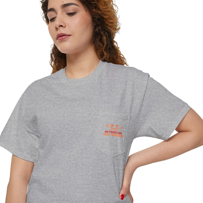 No Problems Just Beaches Pocket Tee