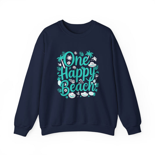 One Happy Beach Crewneck Sweatshirt