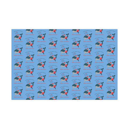 Holiday Gift Wrap - Whale Whale Whale, Merry Christmas