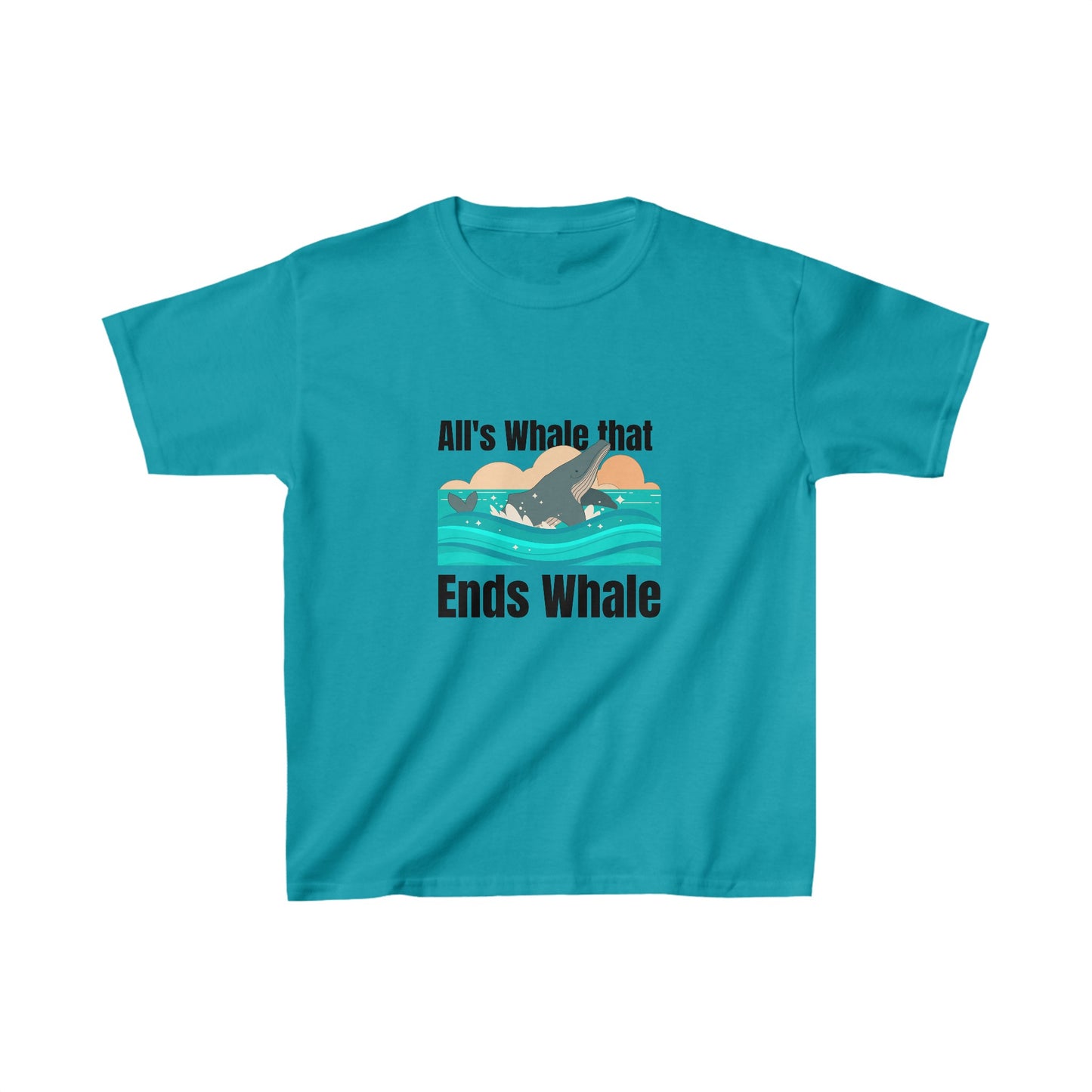 All's Whale That Ends Whale Kids T-Shirt