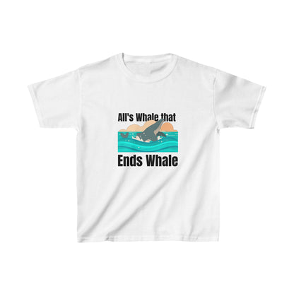 All's Whale That Ends Whale Kids T-Shirt