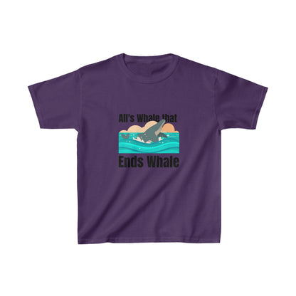 All's Whale That Ends Whale Kids T-Shirt