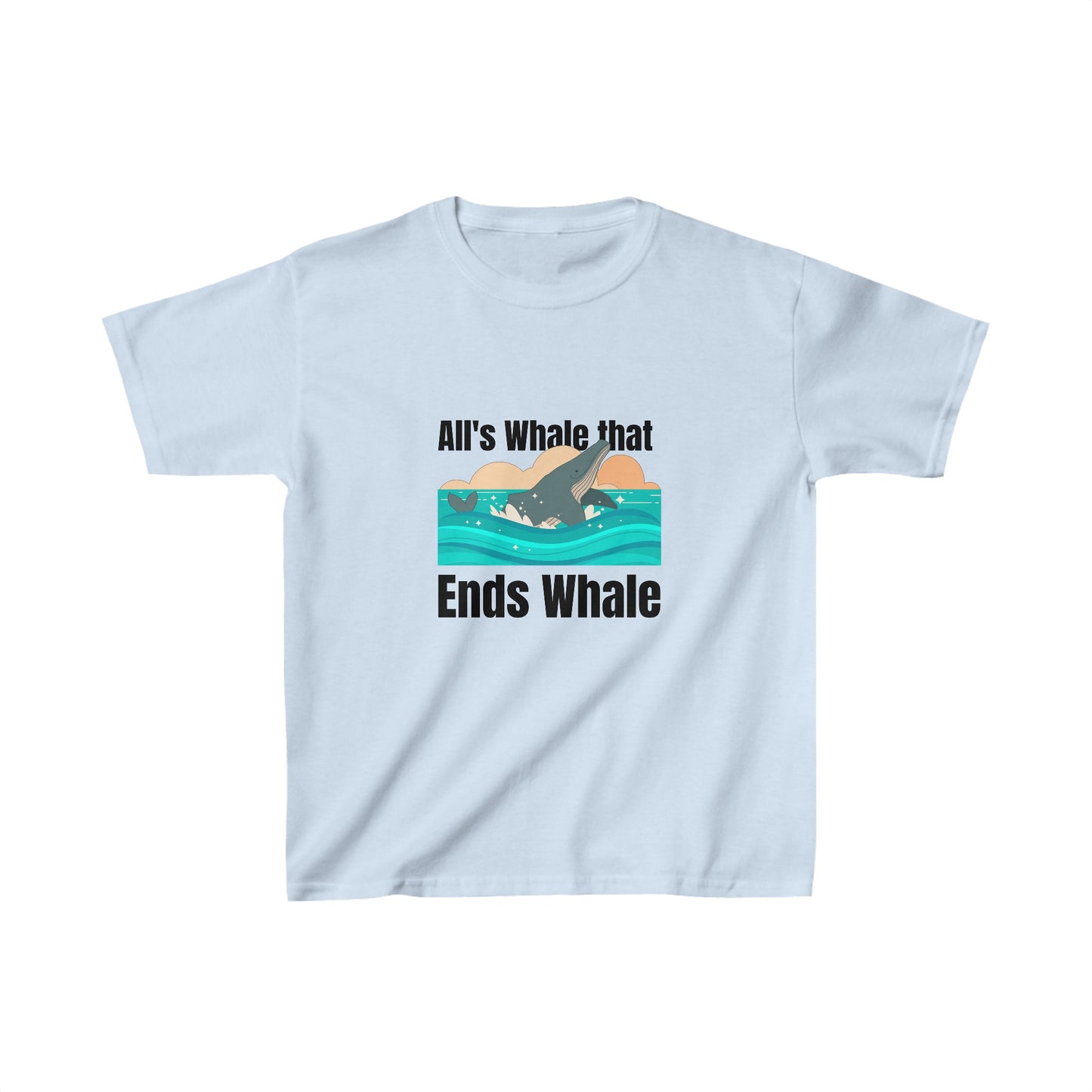 All's Whale That Ends Whale Kids T-Shirt