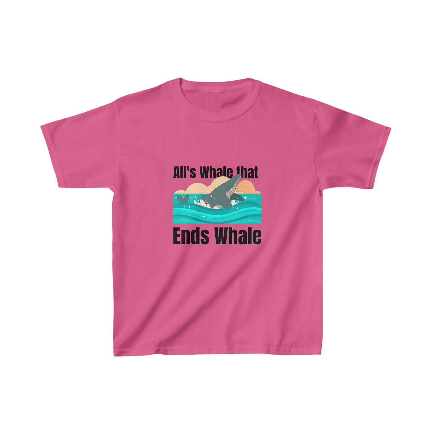 All's Whale That Ends Whale Kids T-Shirt