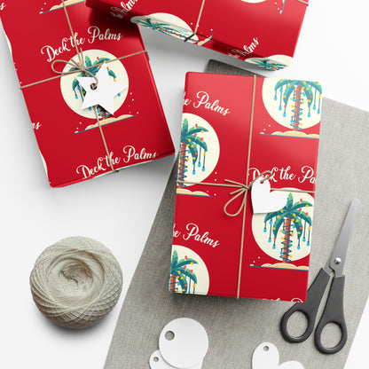 Holiday Gift Wrap - Deck the Palms