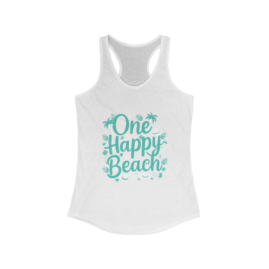 One Happy Beach - Women's Ideal Racerback Tank