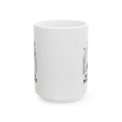 Keep the Sea Plastic Free Ceramic Mug, (11oz, 15oz)