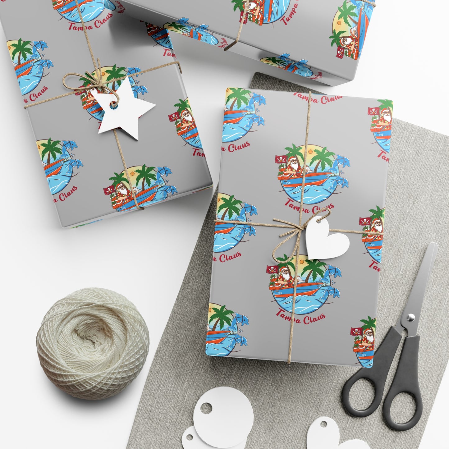 Holiday Gift Wrap - Tampa Claus