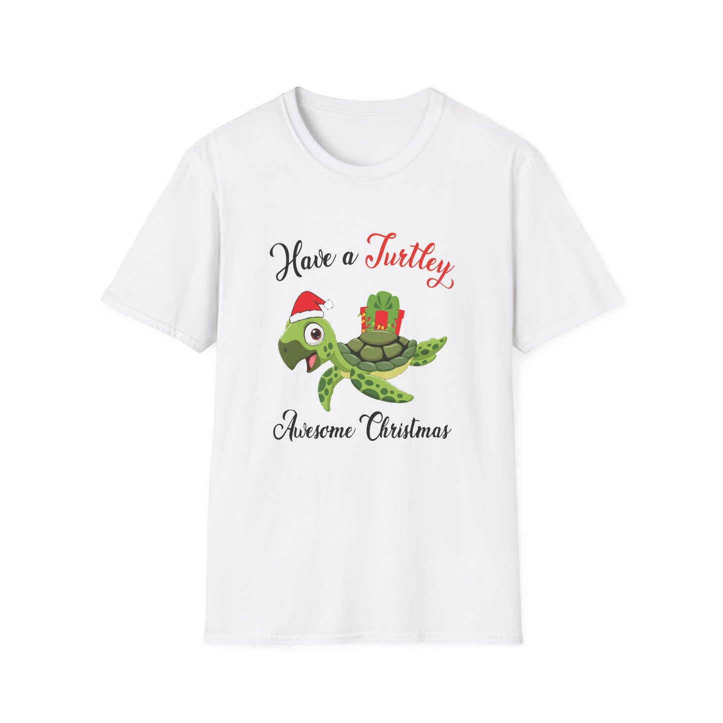 Have a Turtley Awesome Christmas T-Shirt - Festive and Fun Holiday Wear