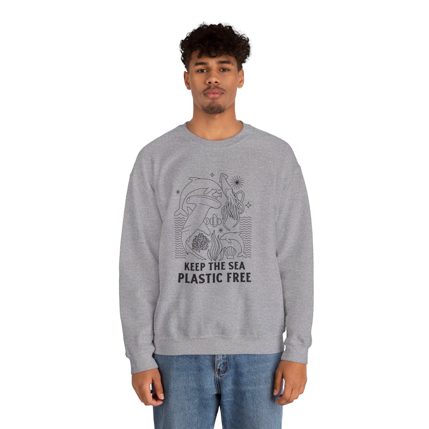 Keep the Sea Plastic Free Crewneck Sweatshirt