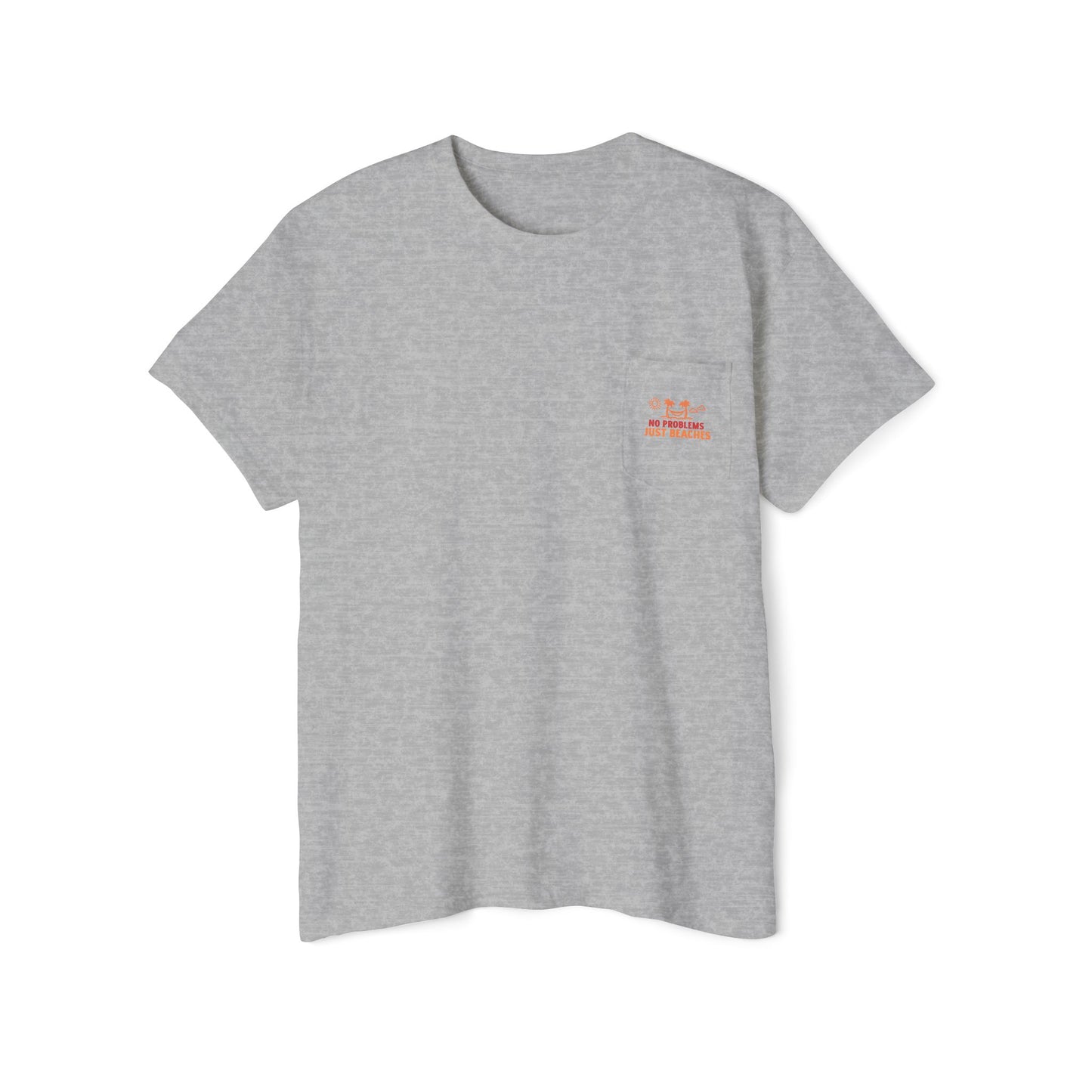 No Problems Just Beaches Pocket Tee