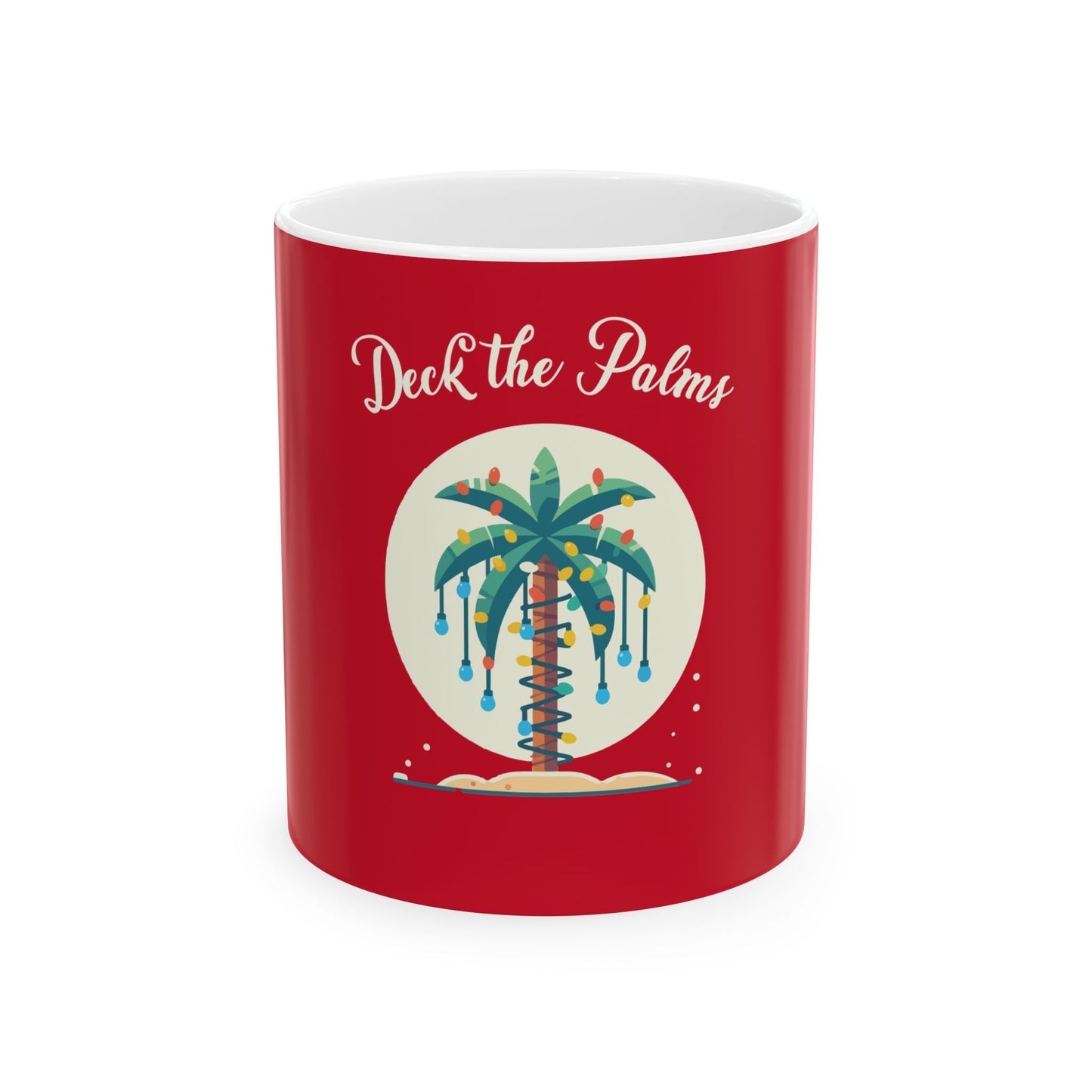 Ceramic Coffee Mug - Deck the Palms