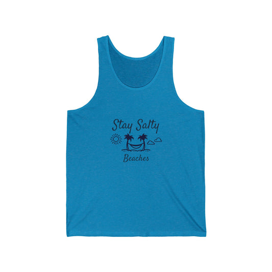 Stay Salty Beaches Jersey Tank