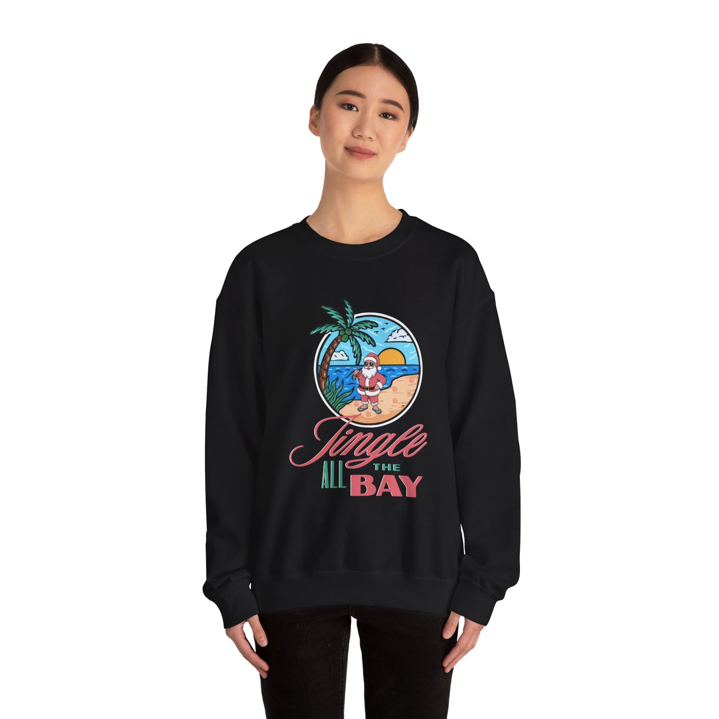 Unisex Crewneck Sweatshirt - Jingle All the Bay Design