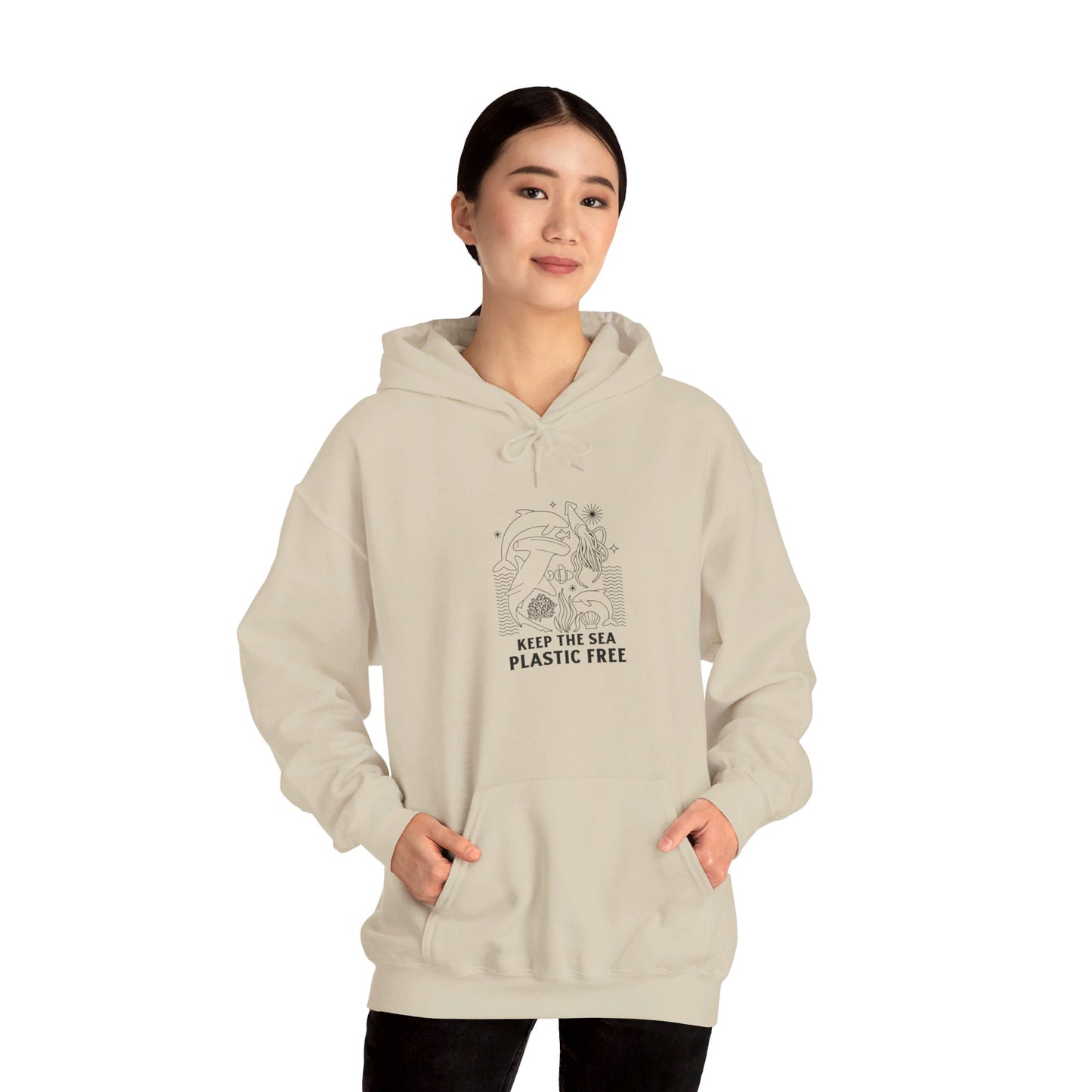 Keep The Sea Plastic Free Hooded Sweatshirt