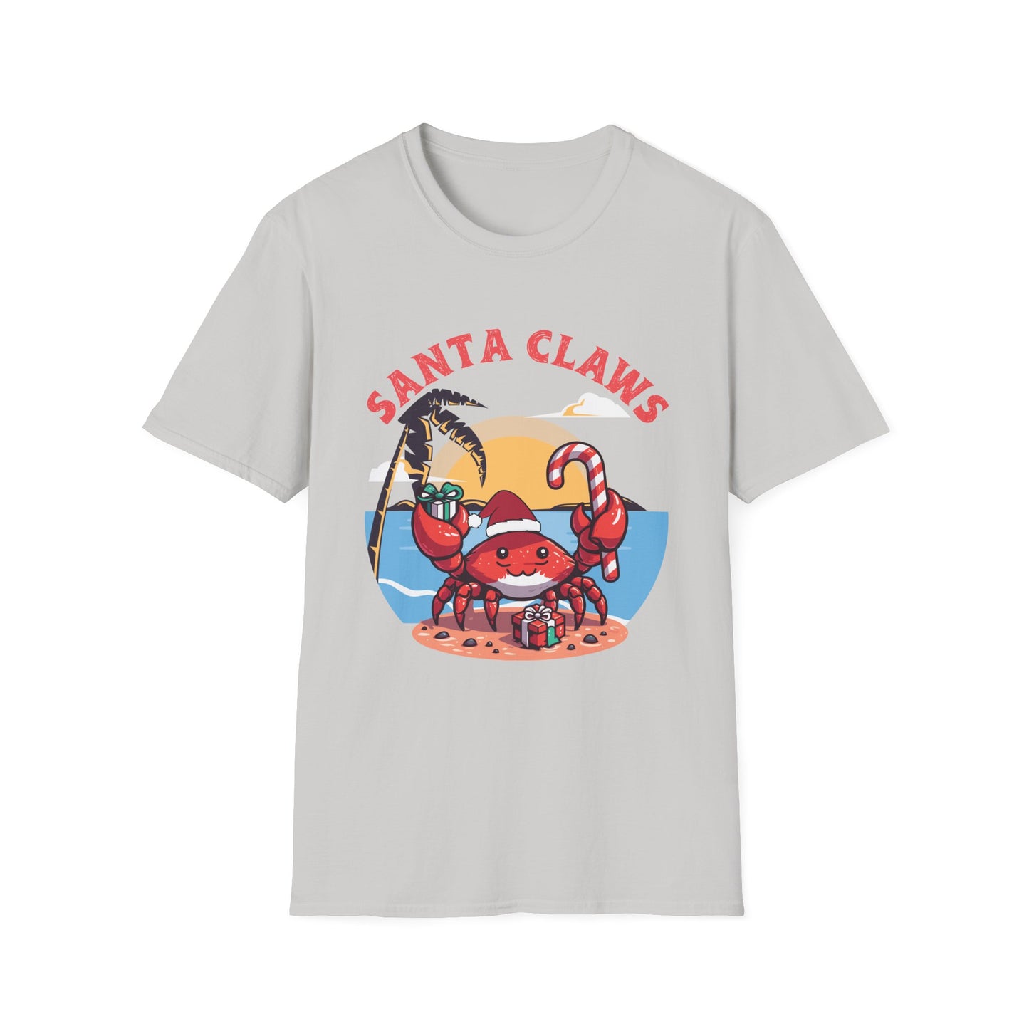 Santa Claws T-Shirt - Festive and Playful Holiday Wear