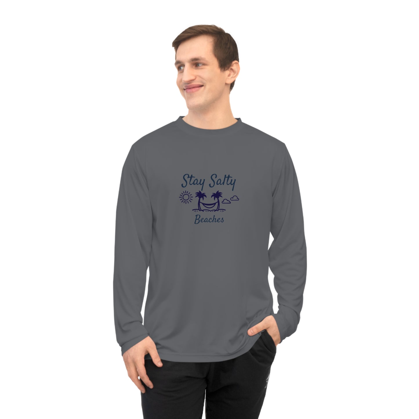 Stay Salty Beaches Performance Long Sleeve Shirt