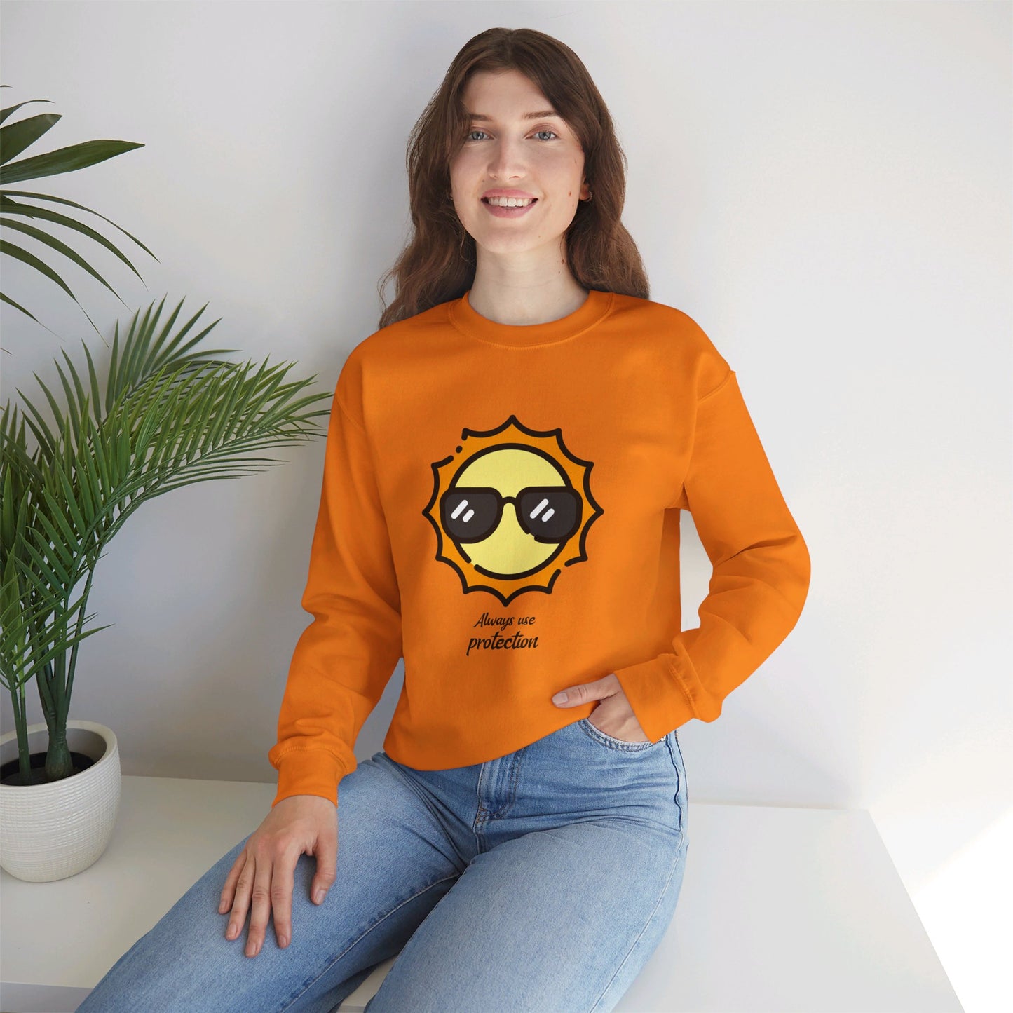 Always Use Protection Crewneck Sweatshirt