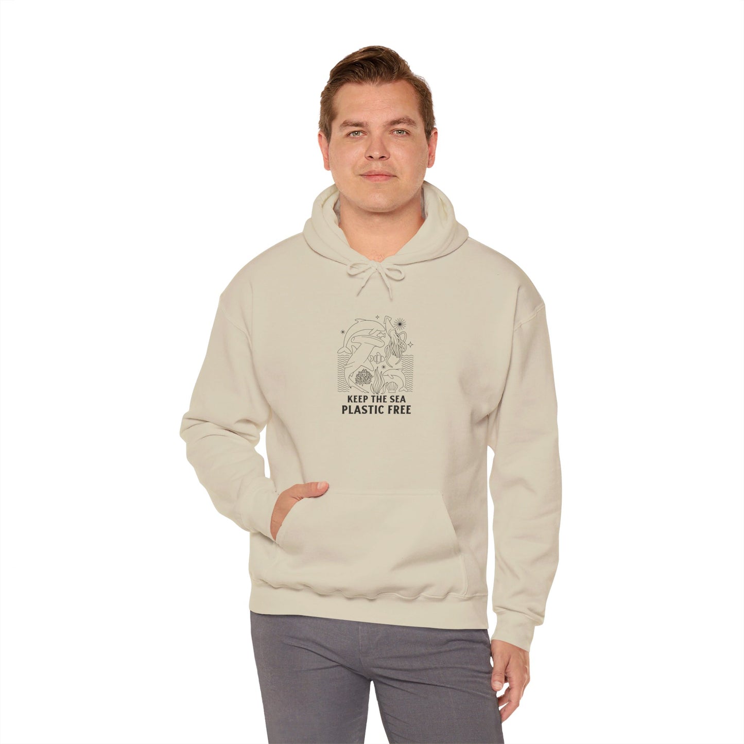 Keep The Sea Plastic Free Hooded Sweatshirt