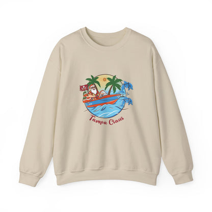 Unisex Crewneck Sweatshirt - Tampa Claus Design